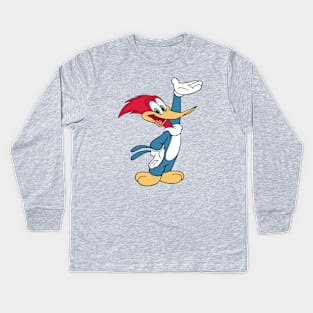 WOODY WOODPECKER - Vintage Kids Long Sleeve T-Shirt